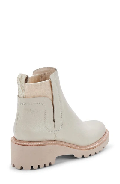 Shop Dolce Vita Huey H2o Waterproof Bootie In Off White Leather