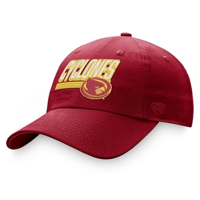 Shop Top Of The World Cardinal Iowa State Cyclones Slice Adjustable Hat In Green