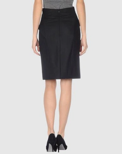 Shop Karl Lagerfeld Knee Length Skirt In Black