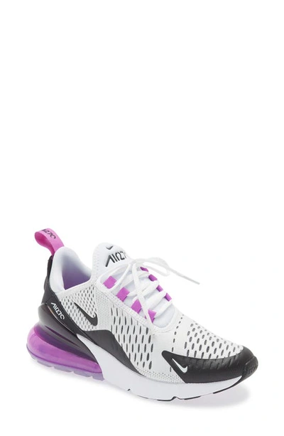 Shop Nike Air Max 270 Sneaker In White/ Black/ Fuchsia Dream