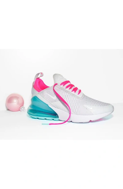 Shop Nike Air Max 270 Sneaker In White/ Black/ Fuchsia Dream