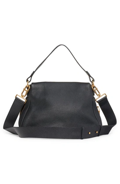 Shop Tom Ford Medium Jennifer Grained Leather Shoulder Bag In Black