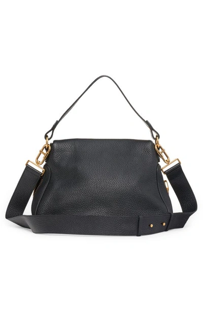 Tom Ford Medium Jennifer Grained Leather Shoulder Bag In Black