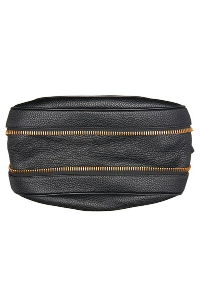 Tom Ford Medium Jennifer Grained Leather Shoulder Bag In Black