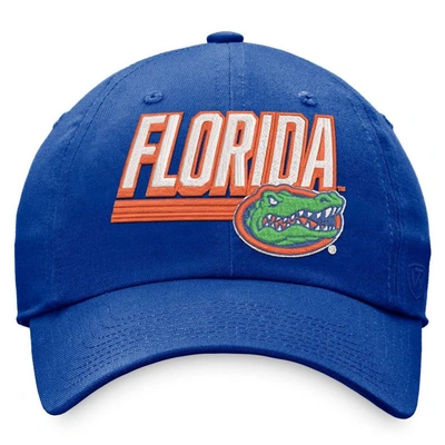Shop Top Of The World Royal Florida Gators Slice Adjustable Hat In Green