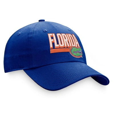 Shop Top Of The World Royal Florida Gators Slice Adjustable Hat In Green