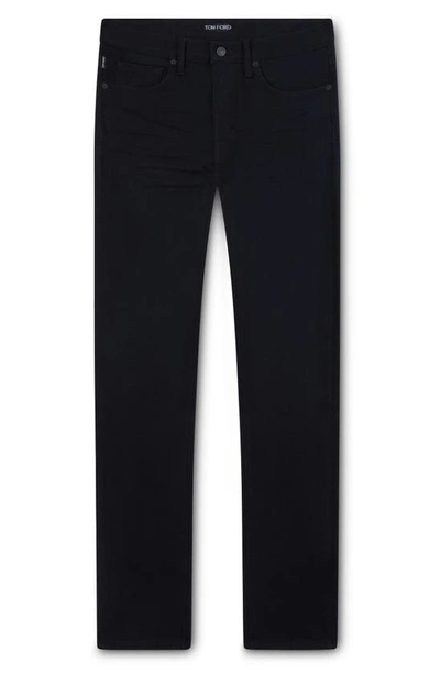 Tom Ford Corduroy Slim Fit Denim Jeans In Lead