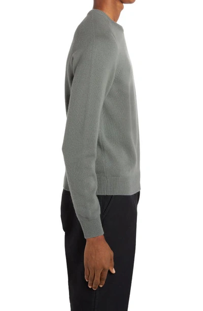 Shop Tom Ford Cashmere Crewneck Sweater In Gunmetal