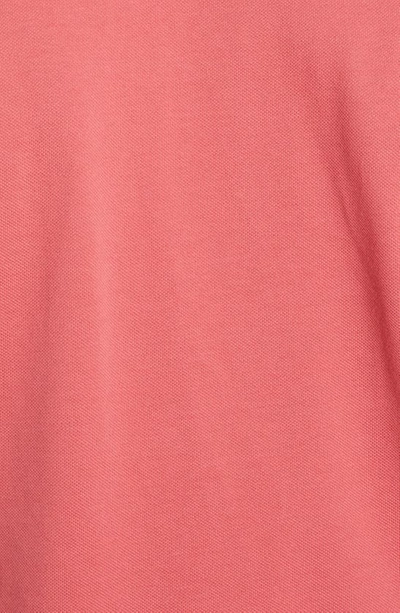Shop Tom Ford Short Sleeve Cotton Piqué Polo In Coral