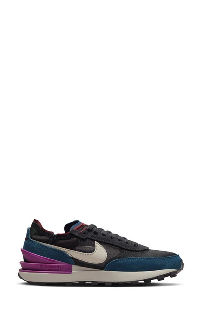 Shop Nike Waffle One Sneaker In Black/ Purple/ Red/ Ron Ore