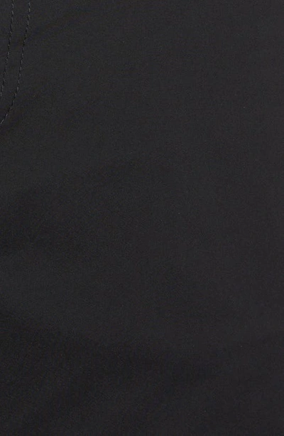 Shop Tom Ford Compact Poplin Swim Trunks In Black