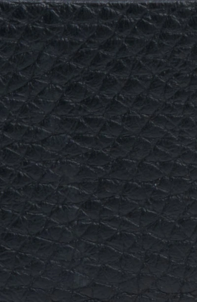 Shop Tom Ford T Icon Reversible Soft Grain Leather Belt In Dark Navy/ Black