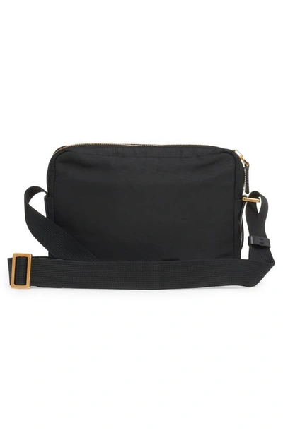 Shop Tom Ford Recycled Nylon Top Handle Bag In Black