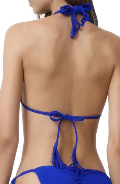 Shop Pq Swim Mila Macramé Triangle Bikini Top In Waverly