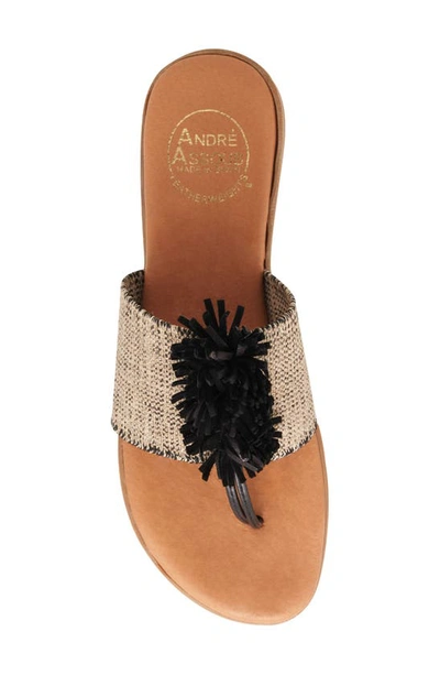 Shop Andre Assous Novalee Sandal In Black/beige