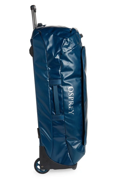 Osprey Rolling Transporter 120l Duffle Suitcase In Venturi Blue