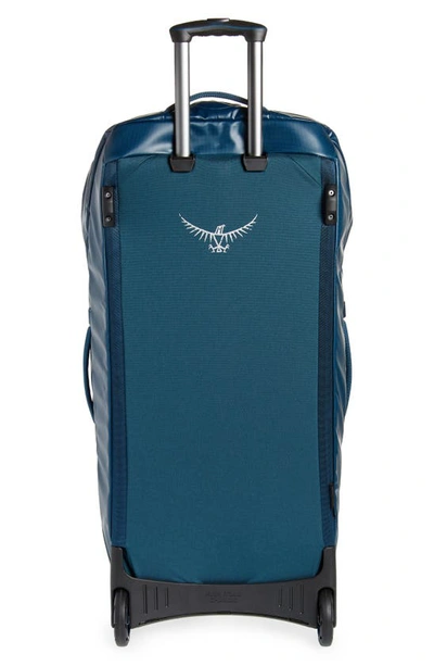 Osprey Rolling Transporter 120l Duffle Suitcase In Venturi Blue