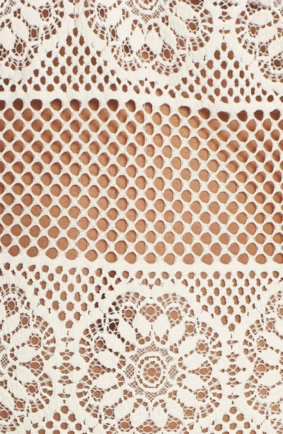 Pilyq Joy Lace Long Coverup W/ Tie Sides In Water Lily