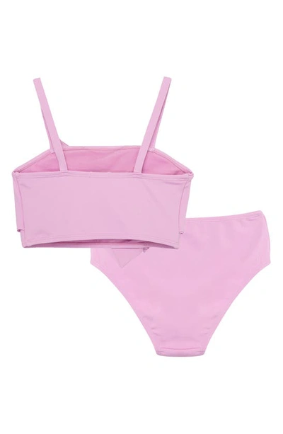 Shop Habitual Kids' Beach Hut Two-piece Swimsuit In Pink