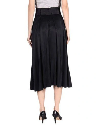 Shop Aganovich Midi Skirts In Black