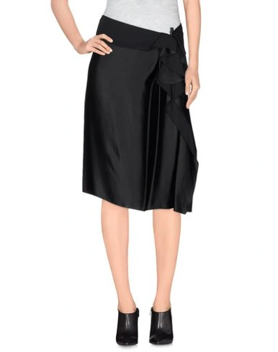 Lanvin Knee Length Skirt In Black