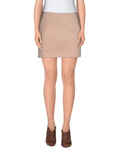 Dsquared2 Mini Skirt In Sand