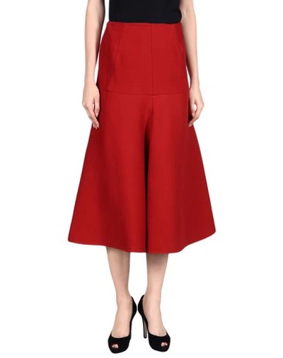 Marni 3/4 Length Skirts In Red