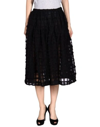 Simone Rocha Midi Skirts In Black