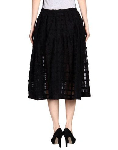 Shop Simone Rocha Midi Skirts In Black