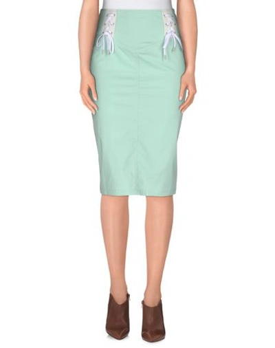 Love Moschino 3/4 Length Skirts In Light Green
