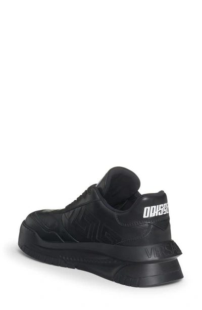 Shop Versace Odissea Low Top Sneaker In Black