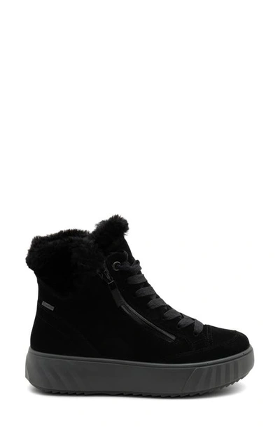 ARA ARA MIKAYLA FAUX FUR LINED LACE-UP BOOT 
