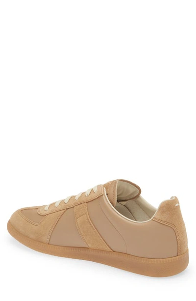 Shop Maison Margiela Replica Low Top Sneaker In Chamois