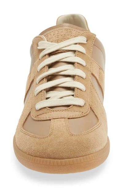 Shop Maison Margiela Replica Low Top Sneaker In Chamois