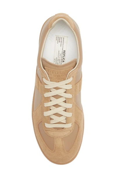 Shop Maison Margiela Replica Low Top Sneaker In Chamois