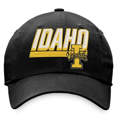 Shop Top Of The World Black Idaho Vandals Slice Adjustable Hat In Green