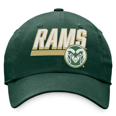 Shop Top Of The World Green Colorado State Rams Slice Adjustable Hat