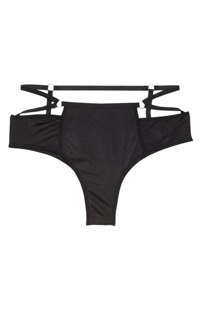 Shop Hauty Strapped Up Bikini In Black