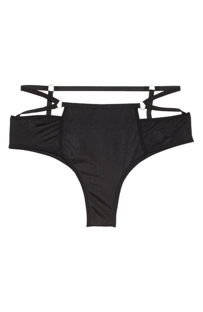 Hauty Strapped Up Bikini In Black