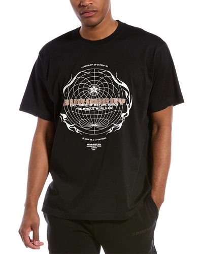 Shop Burberry Location T-shirt In Black