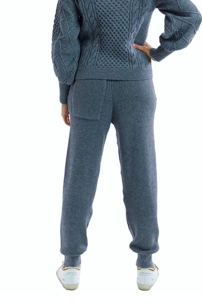 Shop Allison New York Cozy Knit Pants In Grey