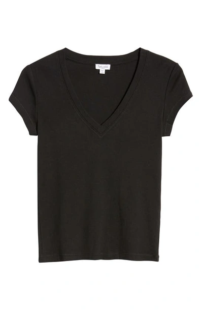 Shop Splendid V-neck T-shirt In Black