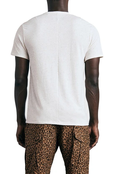Shop Rag & Bone Classic Nep Crewneck T-shirt In Ivory