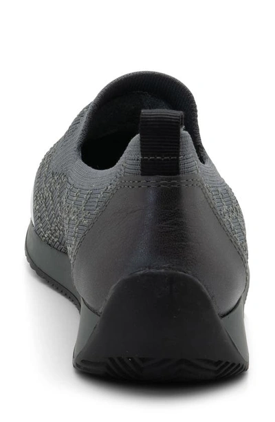 Shop Ara Layton 2.0 Knit Slip-on Shoe In Graphite