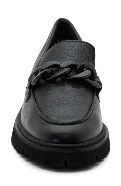 Shop Ara Kiana Lug Sole Loafer In Black