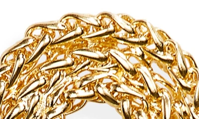 Shop Shashi Vroom Chain Drop Earrings In Gold