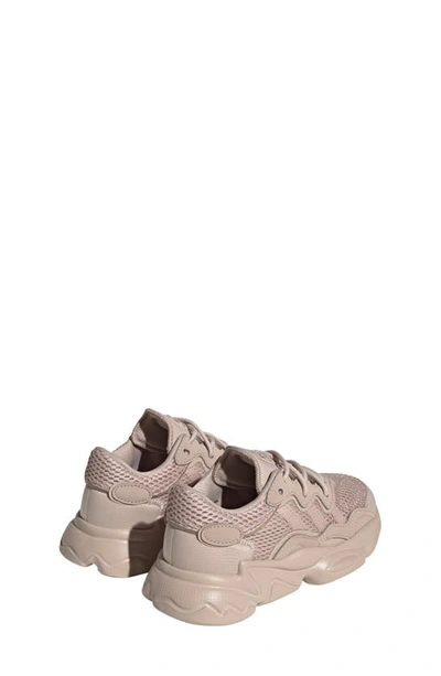 Shop Adidas Originals Ozweego Sneaker In Taupe/ Taupe/ White