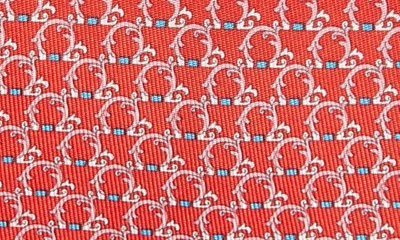 Shop Ferragamo Mito Silk Tie In Rosso