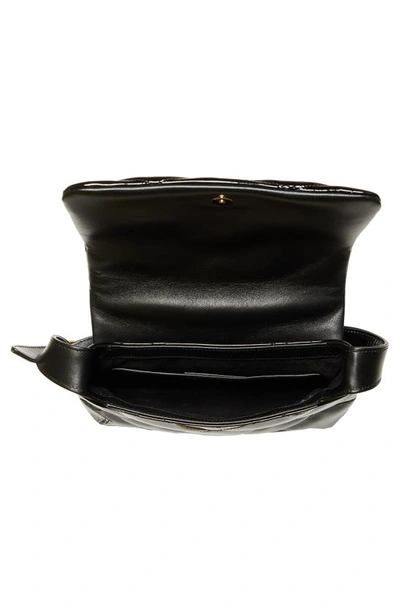 SAINT LAURENT LE 5 À 7 PUFFER PATENT SHOULDER BAG 