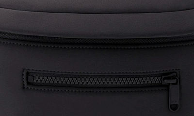 Dagne Dover Ace Neoprene Fanny Pack In Onyx
